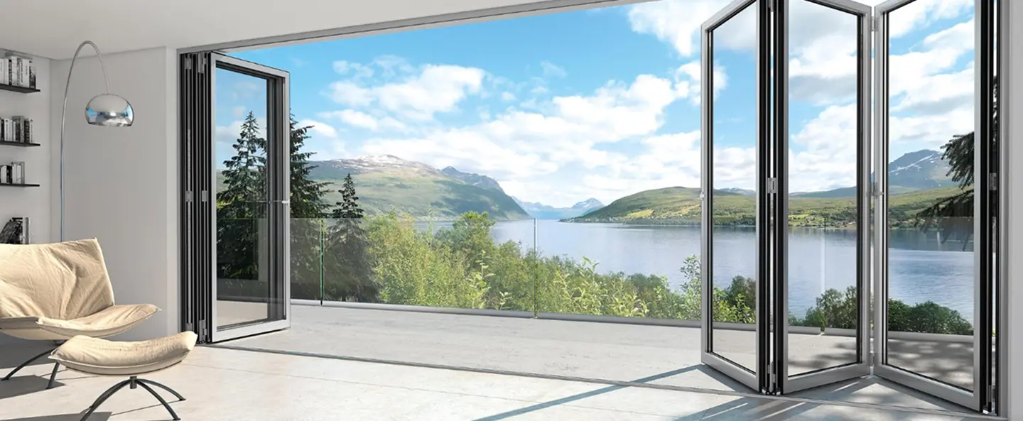 Sliding system accordion